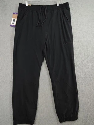 Pantalones Eddie Bauer para mujer 14 negros forrados en vellón UPF 50 Stormrepel Performance Foto 1 de 4