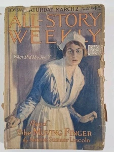 Argosy All-Story Weekly 1918 March 2 Lincoln Cover Loose - Picture 1 of 3