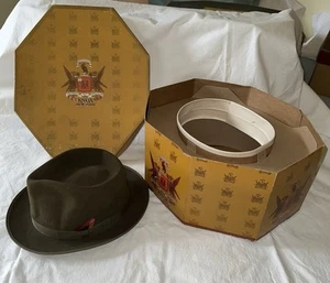 Vintage Herren Knox Fedora Hut - Bild 1 von 10