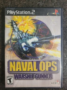 Naval Ops - Warship Gunner (PS2, 2003, T) RETRO VIDEO GAME -tested.  No Manual  - Picture 1 of 3