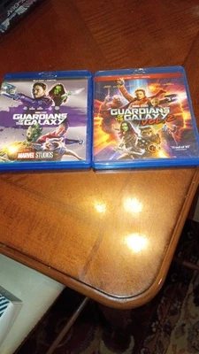 Guardians of the Galaxy Volume 1 & Vol. 2 Blu-ray + DVD 2017 Marvel Chris Pratt - Image 1 of 3