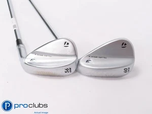 TaylorMade Milled Grind 3 56*,60* WEDGE SET - DG TI S200 Stiff Flex Steel 454855 - Picture 1 of 4