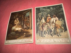 2 - Tarjeta comercial de versículo bíblico victoriano - Imagen 1 de 4