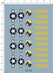 Kit de calcomanía de tobogán acuático Super Detalle Up 1/72 Segunda Guerra Mundial P-61A Black Widow - Imagen 1 de 1