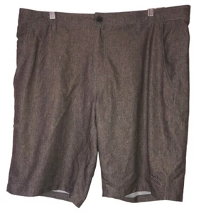 Pantalones cortos grises colección Da Hui para hombre 38 bolsillos mezcla de poliéster spandex con cremallera - Imagen 1 de 3