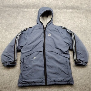 Nike Coat Youth Size Large (14-16) Blue Hooded Full Zip Pockets Media Portal - Picture 1 of 16