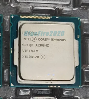 4th Gen Intel Core i5-4690S CPU 3.20GHz (Turbo 3.90GHz) 4-Core 6M LGA-1150 SR1QP - Image 1 of 3
