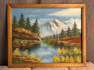 Original Oil Landscape Painting - Framed - Signed by W. Amion - Picture 1 of 5