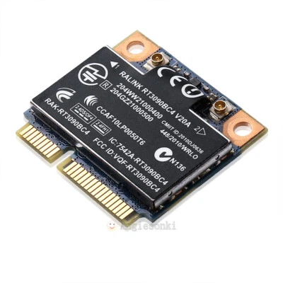 HP Ralink RT3090BC4 802.11b/g/n WiFi N+ BT Bluetooth PCI-e Card SPS: 602992-001 - Image 1 of 4