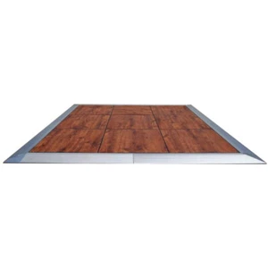 Portable Commercial Dance Floor 15x15 Wood Grain Waterproof Tiles Wedding Party - Picture 1 of 9