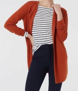 J. Crew NUEVO Suéter Chaqueta Mujer Cárdigan Naranja 2X XXL - Imagen 1 de 6