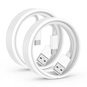 Câble Carplay Voiture pour Iphone 16/15,Pour Apple 3Ft 2Pack USB a vers USB C Charge C - Photo 1 sur 11