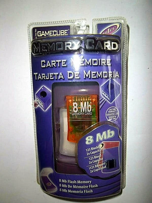 Intec Memory Card 8MB Flash Memory for Nintendo Game Cube G5120 (2004) - Image 1 of 4