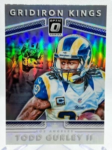 TODD GURLEY II 2017 Donruss Optic #31 Gridiron Kings PRIZM Insert - Picture 1 of 2