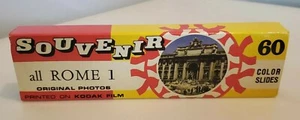 Vintage Kodak Original Photos Of Famous Rome Landmarks 60 Color Slides  - Picture 1 of 12