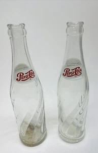 2 Vintage Pepsi COLA Glass Bottle 1960s | Rare | Collectible 🔥 - Picture 1 of 3
