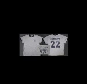 CAMISETA GRIS FIRMA PENN STATE JOHN CAPPELLETTI 73 GANADORA DEL TROFEO HEISMAN BONITA - Imagen 1 de 1