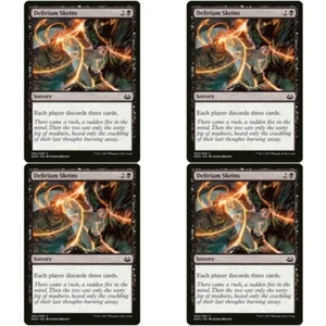 4 x DELIRIUM SKEINS Modern Masters 2017 mtg NM Black - Sorcery Com - Picture 1 of 1