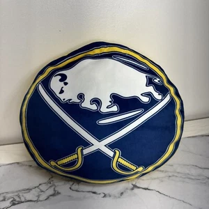 Buffalo Sabres Plush Hockey Puck Pillow NHL Northwest Round Soft Plush 15” 2019 - Picture 1 of 13