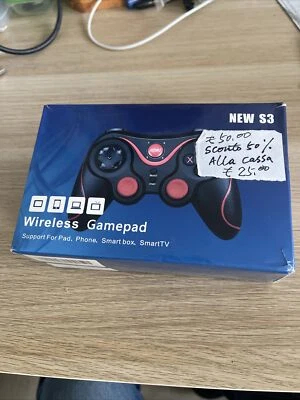 Joypad Wireless Bluetooth Per Tablet , Smartphone Smart Tv Computer No console - Immagine 1 di 3