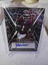 2023 Leaf Exotic Prismatic Leopard Evan Stewart Auto #BA-ES1 Aggies 1/1 MOJO