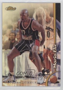 1998-99 Topps Finest Refractor No-Protector Mario Elie #69