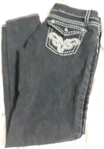 JZ dark washed size 15 girls jeans bedazzled youth xl teen nwot new without tags - Picture 1 of 6