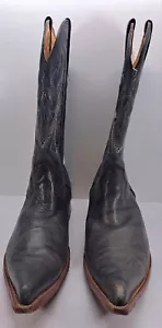 Botas de Vaquero Los Altos Punta Punta Western Rodeo Cuero Para Hombre 12 EE Ancho Gris - Imagen 1 de 11
