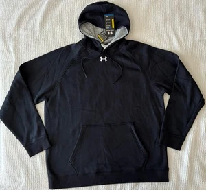 Nuevo con etiquetas Under Armour Para Hombres XL Sudadera con Capucha Sudadera Negra Coldgear Calce Suelto Nuevo - Imagen 1 de 11