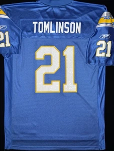 Reebok San Diego Chargers Ladainian Tomlinson Jersey Adult Large Powder Blue Men - Picture 1 of 6