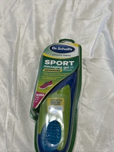 New Dr Schools Athletic Series Sport Massaging Gel Advanced Insoles Women 6-10 - Picture 1 of 9