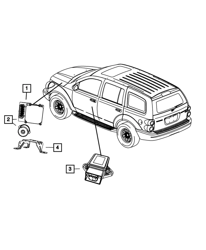 Soporte de montaje de unidad de control hidráulico Mopar genuino 5170931AB Foto 1 de 1
