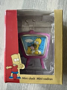 The Simpsons Homer Mini Clock New In Box - Imagen 1 de 6