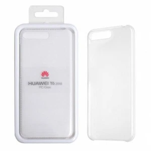 Cover Rigida Originali Huawei Y6 2018 Trasparente, Genuine PC Case - Foto 1 di 4