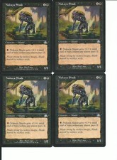 MTG: NAKAYA SHADE Prophecy UNCOMMON; played, Excellent condition x4