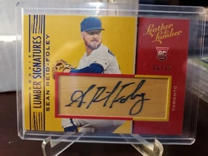 2019 Panini Leather & Lumber Signatures Blue #66/99 Sean Reid-Foley Rookie Auto - Picture 1 of 3