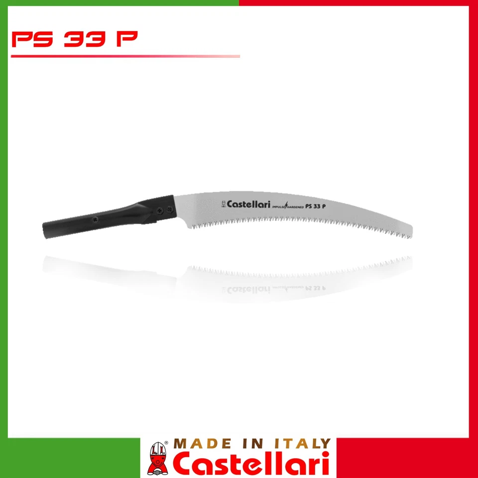 CASTELLARI PS 33 p 33 cm Curved Blade Telescopic Pruning high branch Pole Saw - image 1 of 4