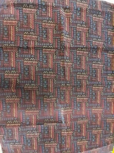 Cranston Fabric, Brown, Aztec Geometric Patterns, Colorful, 42" x 33" L - Picture 1 of 4