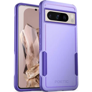 Funda Poética Doble Capa Ligera Antigolpes Púrpura Para Google Pixel 8 Pro - Imagen 1 de 6
