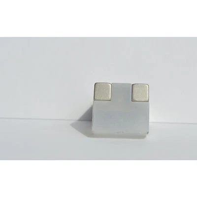 MöbelKnopf Schrank Küchen Möbel Weiss-Champagner Kombination Möbelknöpfe Tür - Bild 1 von 2