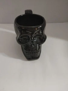 Black Skull Halloween Gothic 3D Coffee Mug - Picture 1 of 6