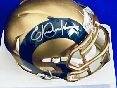 Eric Dickerson SIGNED RARE RAMS MINI BLAZE JSA COA - Image 1 of 2
