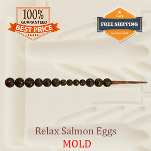 Salmon Eggs Bait Mold Fishing Soft Plastic Lure 75 mm
