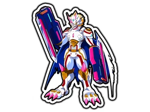 #2333 Siriusmon Digital Monstruo Pegatina Impermeable Vinilo Troquelado Calcomanía Coche Laptop - Imagen 1 de 1