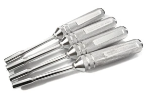 Juego de destornilladores de tuercas hexagonales de aleación ProGrip tamaño métrico 6061 (4) 4,5, 5,5 y 7 mm - Imagen 1 de 1
