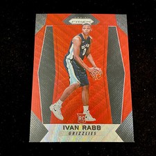 2017-18 Panini Prizm Prizms Ruby Wave #202 Ivan Rabb RC Rookie