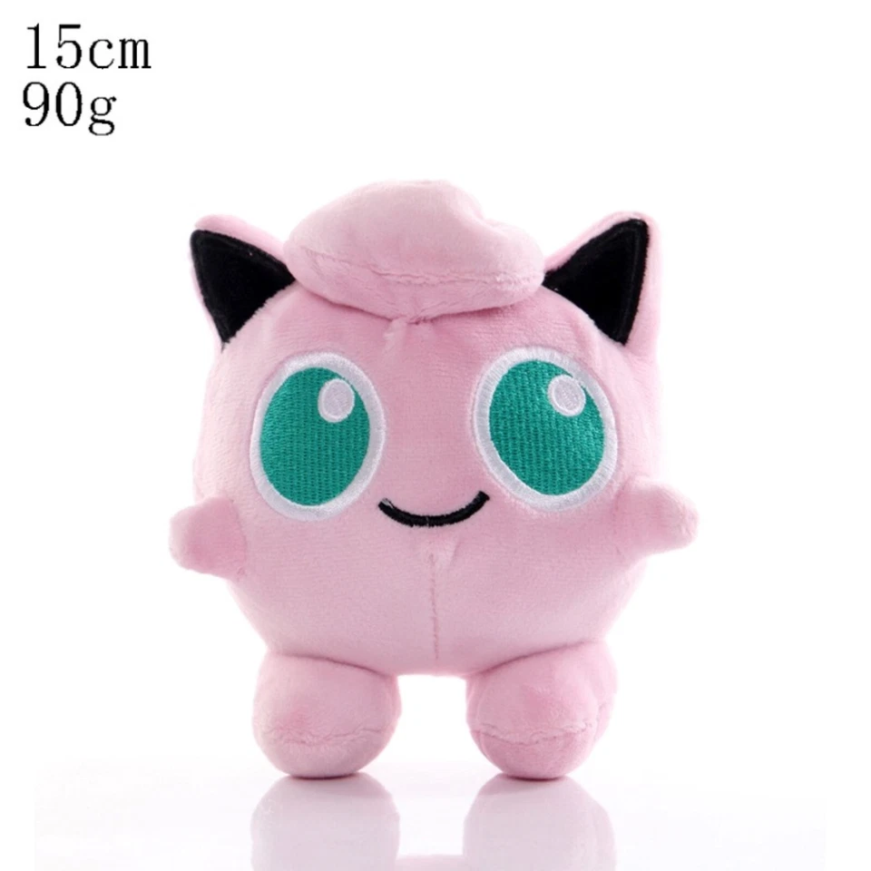 Pummeluff Plüschtier 15 cm – Pokemon Kuscheltier – Weiches Spielzeug für Kinder - Bild 1 von 1