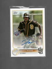 JAMES WOOD 2022 TOPPS PRO DEBUT AUTO CARD #PD-132