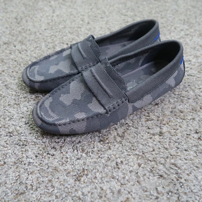 Mocassins masculinos Rothys Shoes 8 cinza camuflado The Driving Loafer slip on malha driver - Imagem 1 de 4