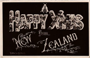 PC NEW ZEALAND, HAPPY XMAS FROM NZ, Vintage Postcard (b60703) - Imagen 1 de 2
